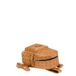 MCM SMALL STARK SIDE STUDS BACKPACK IN VISETOS COGNAC