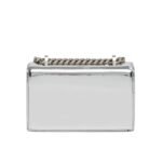 ALEXANDER MCQUEEN WOMANS MINI JEWELLED SATCHEL IN GRAY