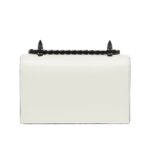ALEXANDER MCQUEEN WOMANS MINI JEWELLED SATCHEL IN SOFT LVORY