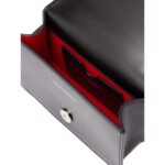 Alexander McQueen Women's The Biker Mini Jewelled Satchel in Black: An edgy, stylish satchel adorned with jewels, perfect for adding a bold touch to any outfit.