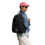 RALPH LAUREN LOGO-EMBROIDERED CANVAS BACKPACK