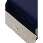 ALEXANDER MCQUEEN WOMANS THE BIKER SMALL SKULL BAG IN GRAYNAVY