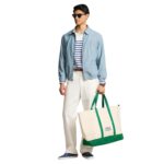 RALPH LAUREN LOGO-EMBROIDERED CANVAS TOTE