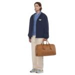 MCM OTTOMAR WEEKENDER BAG IN VISETOS COGNAC