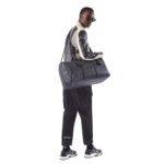 MCM OTTOMAR WEEKENDER BAG IN VISETOS BLACK