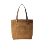 RALPH LAUREN ROUGHOUT SUEDE TOTE