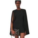 vSTELLA MCCARTNEY LOGO GRAINY ALTER MAT ZIP CARDHOLDER