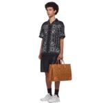 MCM X- LARGE MÜNCHEN TOTE IN VISETOS COGNAC