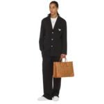 MCM LARGE MÜNCHEN TOTE IN VISETOS COGNAC