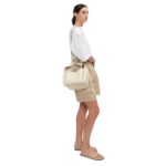 LA GARCONNE TOTÊME BUCKET BAG — MILK