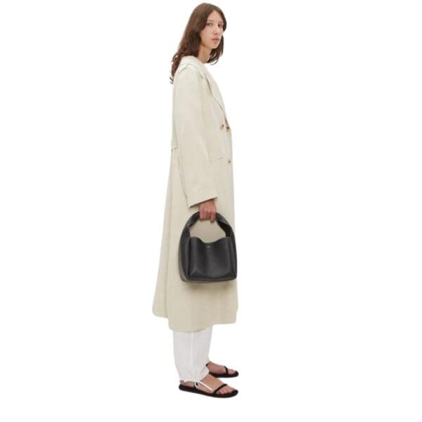 LA GARCONNE TOTÊME BUCKET BAG — BLACK