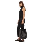 LA GARCONNE THE ROW LARGE N/S PARK TOTE BLACK