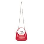 ALEXANDER MCQUEEN WOMENS THE JEWELLED HOBO MINI BAG IN WELSH RED