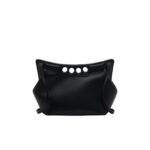 ALEXANDER MCQUEEN WOMENS THE PEAK BAG MINI IN BLACK