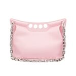 ALEXANDER MCQUEEN WOMENS THE PEAK BAG SMALL IN NEW PINK