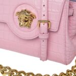 VERSACE CROC LA MEDUSA SMALL HANDBAG