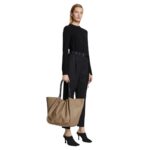 PROENZA XL RUCHED TOTE LIGHT TAUPE
