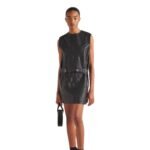 PRADA LEATHER DRESS