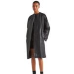 PRADA LEATHER COAT