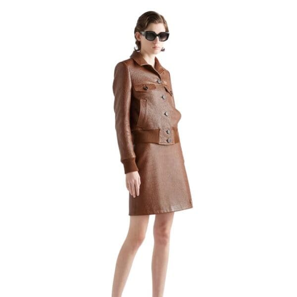 PRADA NAPPA LEATHER JACKET