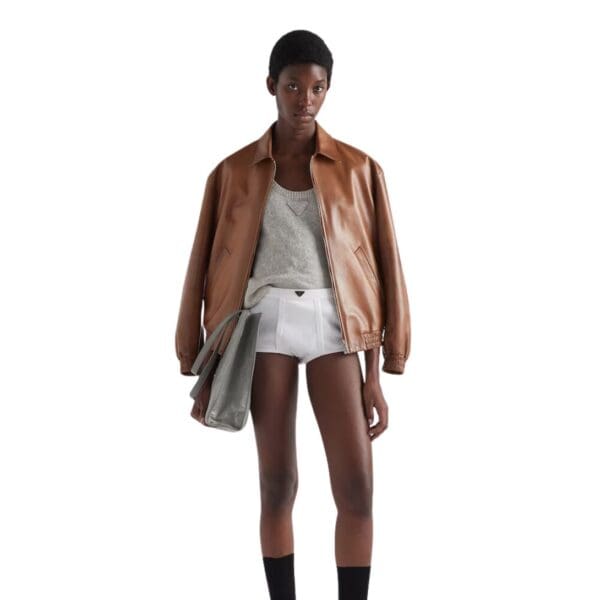 PRADA NAPPA LEATHER JACKET