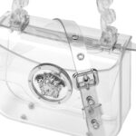 VERSACE LA MEDUSA TRANSPARENT MINI BAG