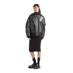 PRADA OVERSIZED NAPPAN LEATHER BOMBER JACKET
