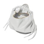 PROENZA LARGE DRAWSTRING SHOULDER BAG OPTIC WHITE
