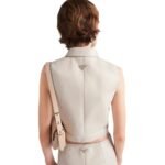 PRADA STRETCH NAPPA LEATHER VEST