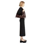 PROENZA LARGE DRAWSTRING SHOULDER BAG MOCHA