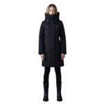 MACKAGE SHILOH 2-IN-1 FITTED DOWN COAT WITH REMOVABLE BIB
