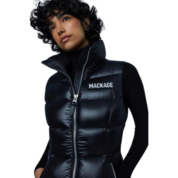 MACKAGE CHAYA  LUSTROUS LIGHT DOWN VEST FOR LADIES - Image 5