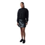 MACKAGE HELEN DIAMOND QUILTED BOMBER JACKET