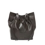 PROENZA DRAWSTRING TOTE DARK CHOCOLATE