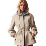 MACKAGE KALEA TECHNICAL RAIN JACKET WITH DRAWCORD WAIST