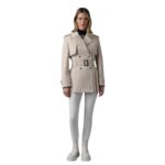 MACKAGE ADVA MID-LENGTH BUCKLED BELT TRENCH