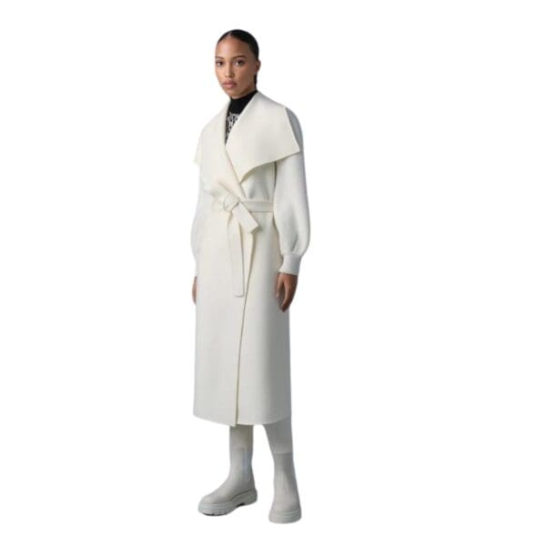 MACKAGE MAI-NV DOUBLE-FACE WOOL WRAP COAT