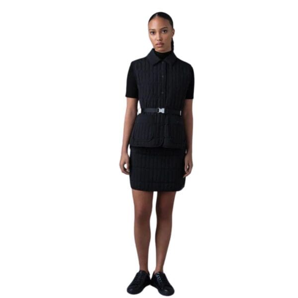 MACKAGE HELIA LIGHT DOWN VERTICAL QUILTED VEST