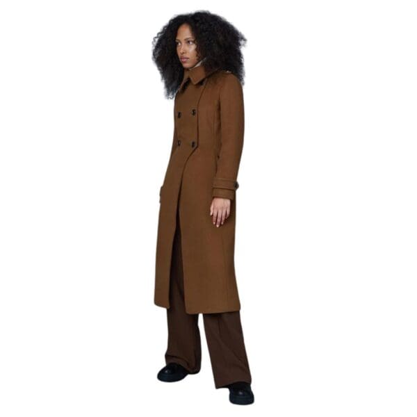 MACKAGE ELODIE DOUBLE FACE WOOL TAILORED COAT