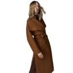 MACKAGE KATE DOUBLE-FACE WOOL ROBE COAT