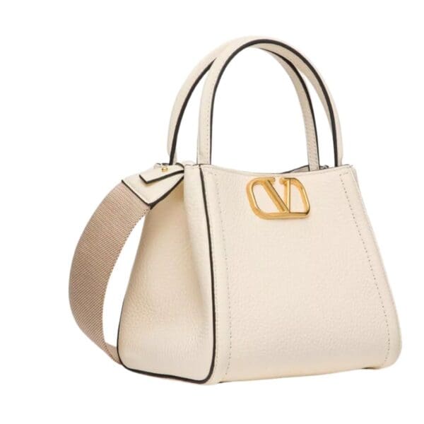 VALENTINO GARAVANI ALLTIME SMALL HANDBAG IN GRAINY CALFSKIN