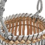 LOEWE FRINGES BUCKET BAG IN CALFSKIN