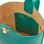 LOEWE PEBBLE MINI BUCKET BAG IN SOFT CALFSKIN