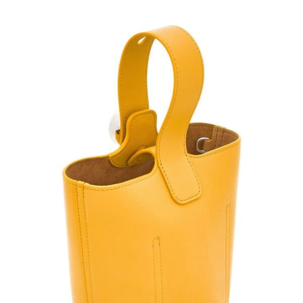LOEWE PEBBLE MINI BUCKET BAG IN SOFT CALFSKIN