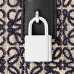LOEWE AMAZONA 15 BAG IN ANAGRAM JACQUARD AND CALFSKIN