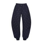 THE ATTICO NAVY BLUE AND LIGHT BLUE LONG PANTS