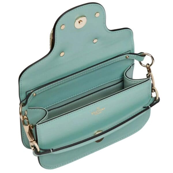 VALENTINO GARAVANI LOCÒ SMALL SHOULDER BAG WITH JEWEL LOGO