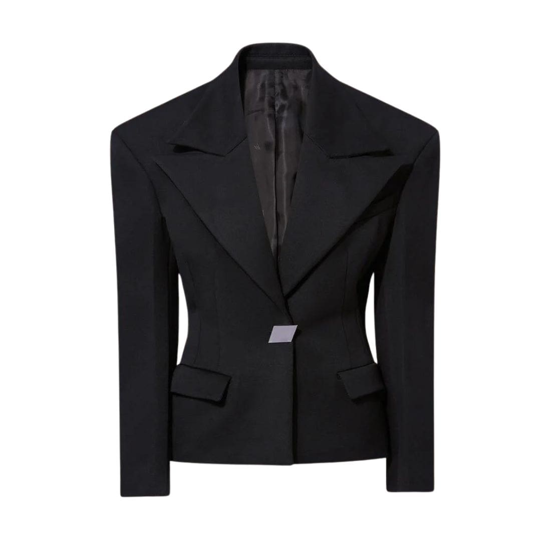 THE ATTICO BLACK BLAZER