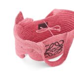LOEWE SMALL ELEPHANT BASKET BAG IN RAFFIA