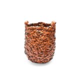 LOEWE SMALL NEST BASKET BAG IN CALFSKIN